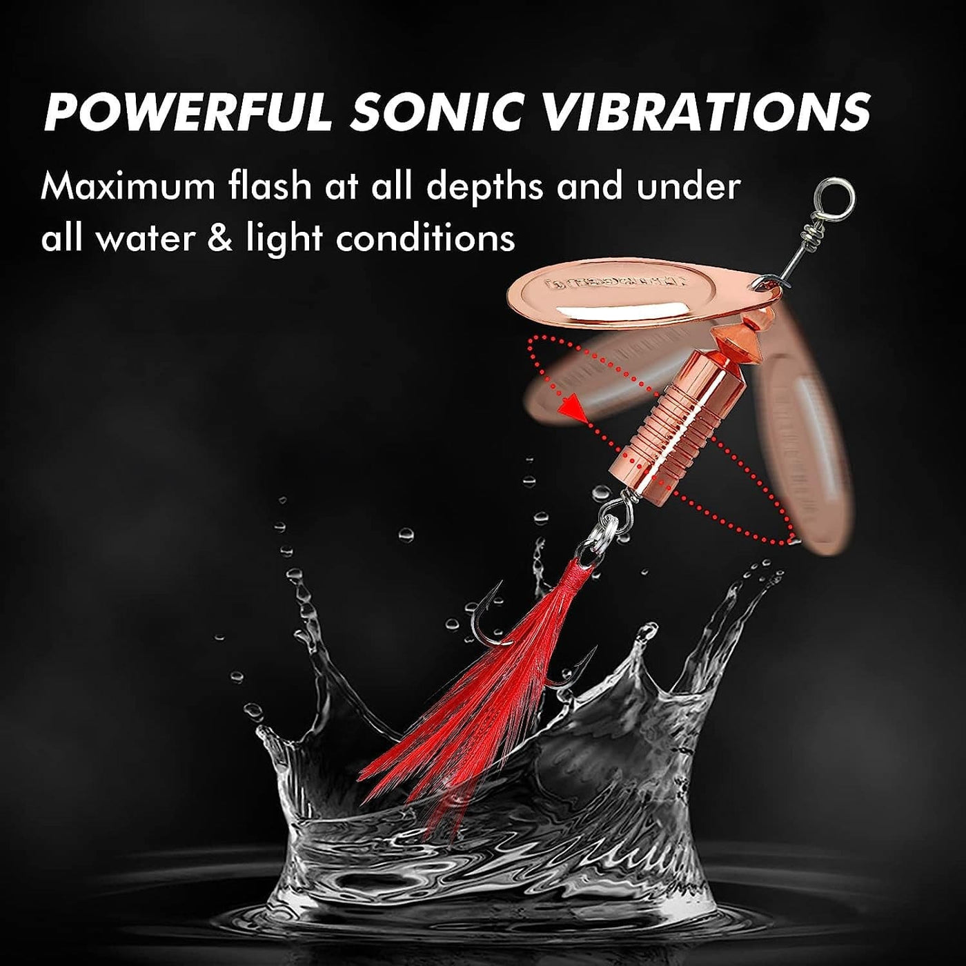 vigorous spinning action -