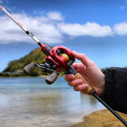 Baitcaster Combo, Fishing Rod and Reel Combo, 2-Piece Fishing Pole with Baitcasting Reel Combo Fishing Gear
