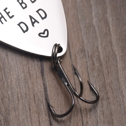 Dad Gifts Fishing Lures Happy Birthday Papa Gift for Daddy Step Dad from Daughter Son Hooks for Fisherman Stepdad