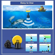 toss fish finder transducer