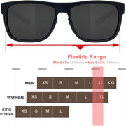 ER00 HD Polarized XL Sunglasses Men Women, Fishing Running Cycling Sailing Driving Hiking and Outdoor Sport Gifts.