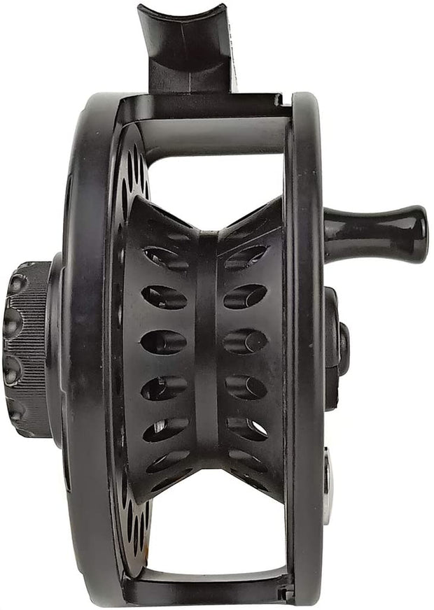 HVCE Graphite Fly Reel Center Drag System Classic III Graphite Large Arbor Sizes 3/4, 5/6, 7/8 Fly Fishing Reels