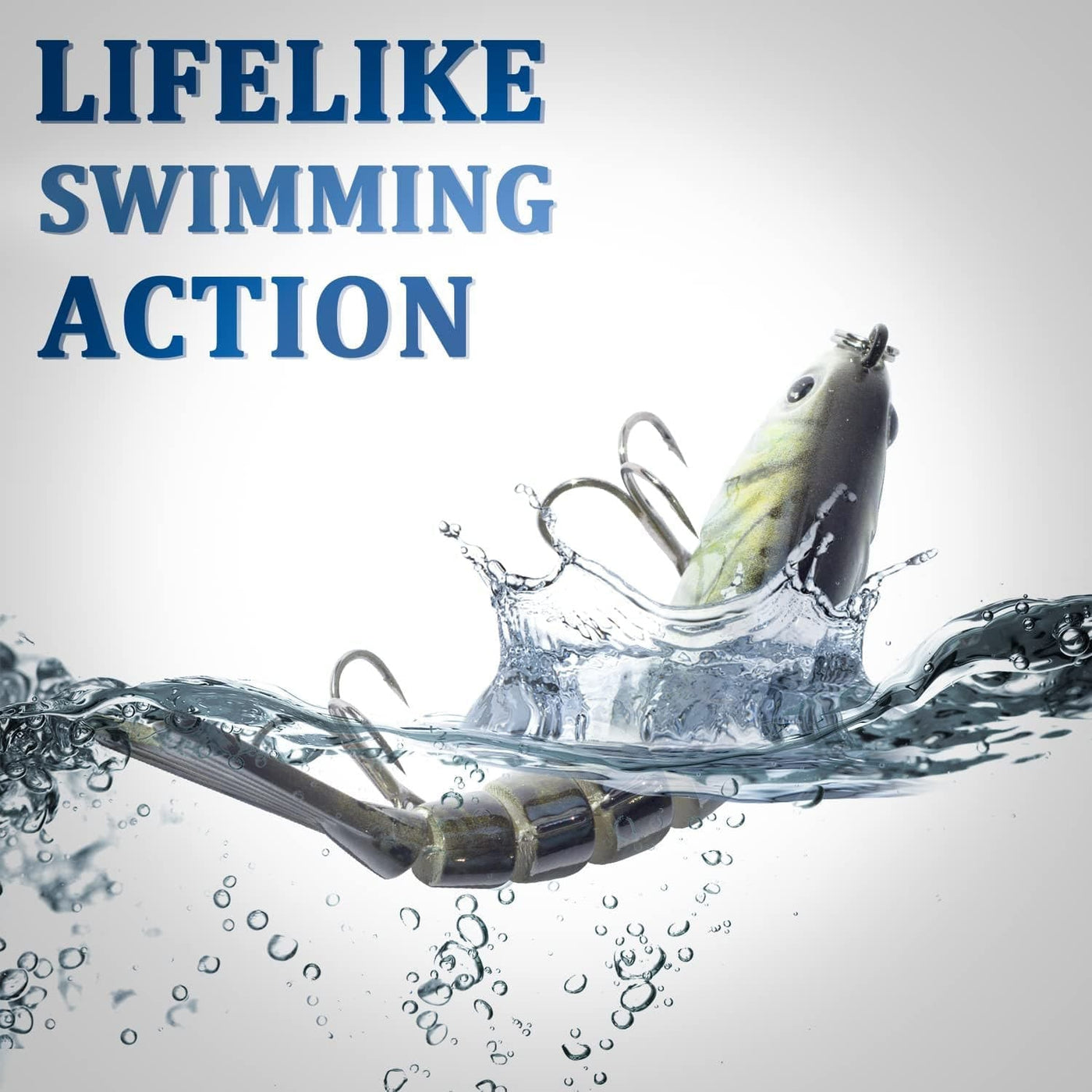 Fishing Lures Multi Jointed Fish Fishing Kits Slow Sinking Lifelike Swimbait Freshwater and Saltwater Crankbaits for Bass Trout Bass Lures