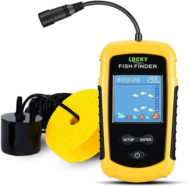 toss fish finder transducer
