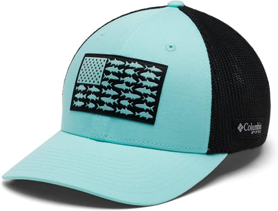 PFG Mesh Canada Fish Flag Stretch-Fit Hat