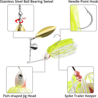 Spinnerbait Fishing Lures