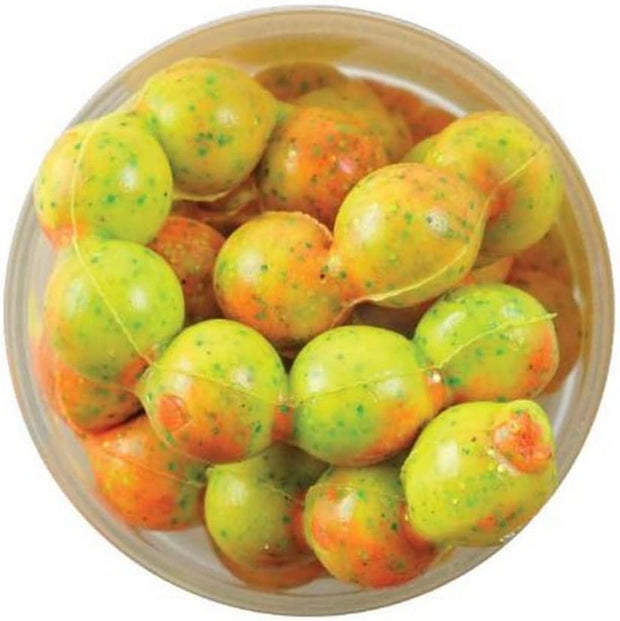 Berkley Powerbait Power Eggs Floating Magnum Fishing Soft Bait, Rainbow - Garlic Scent, .5 Oz Small Jar