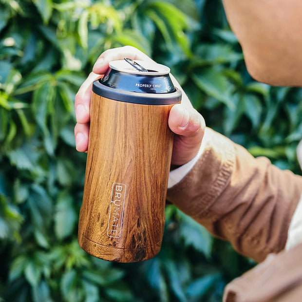 Hopsulator Trio 3-In-1 Insulated Can Cooler for 12Oz / 16Oz Cans + 100% Leak Proof Tumbler with Lid | Can Coozie Insulated for Beer, Soda, and Energy Drinks (Mauve Camo)