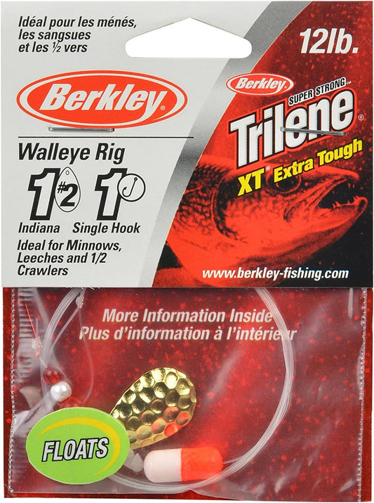 Berkley® Walleye Rigs - Floating Indiana, Hammered Gold, 42- Inch (Pack of 1)