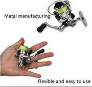 Pen Fishing Pole 55.1 Inch Mini Pocket Fishing Rod Travel Fishing Rod Set Telescopic Fishing Rod Spinning Reel Combo Kit