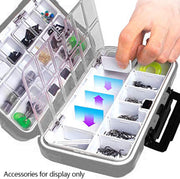 Waterproof Fishing Lure Box,Bait Storage Tackle Box Containers for Bait Casting Fishing Fly Fishing,Large/Medium Lure Case Available