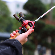 Baitcaster Combo, Fishing Rod and Reel Combo, 2-Piece Fishing Pole with Baitcasting Reel Combo Fishing Gear