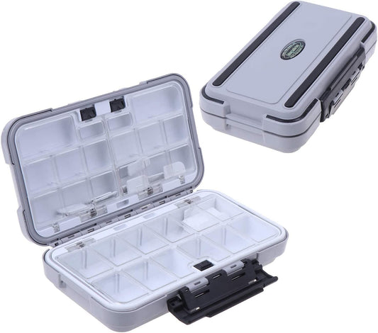 Waterproof Fishing Lure Box,Bait Storage Tackle Box Containers for Bait Casting Fishing Fly Fishing,Large/Medium Lure Case Available