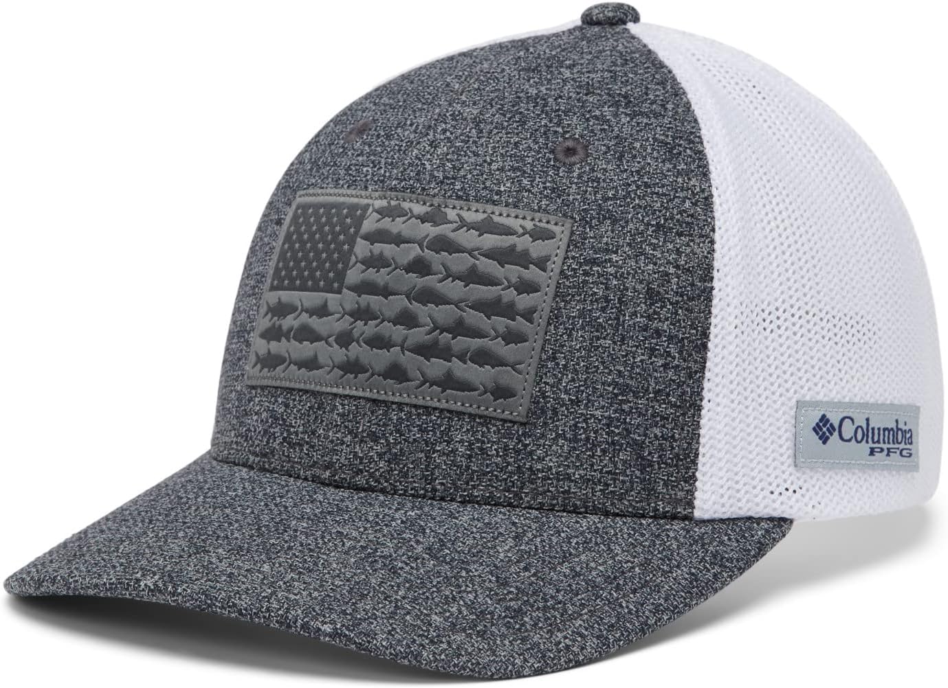 PFG Mesh Canada Fish Flag Stretch-Fit Hat