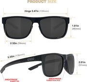 ER00 HD Polarized XL Sunglasses Men Women, Fishing Running Cycling Sailing Driving Hiking and Outdoor Sport Gifts.