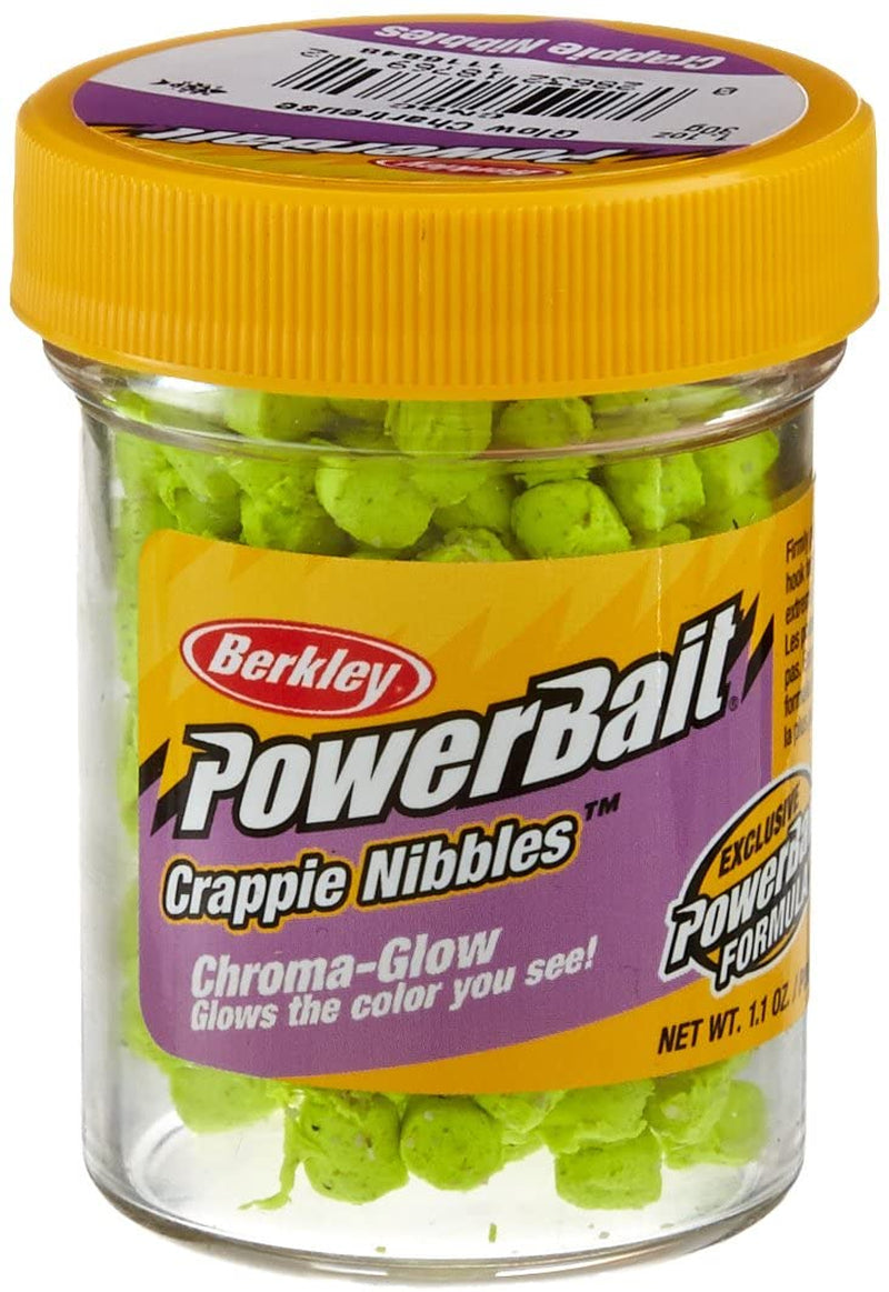 Berkley Powerbait Crappie Nibbles Dough Bait Glow