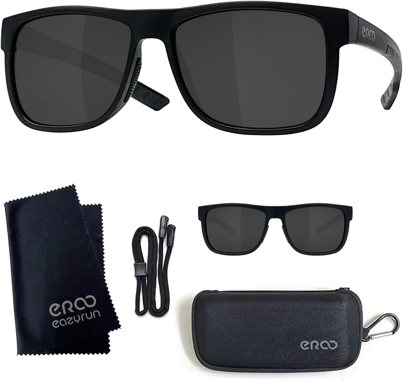 ER00 HD Polarized XL Sunglasses Men Women, Fishing Running Cycling Sailing Driving Hiking and Outdoor Sport Gifts.