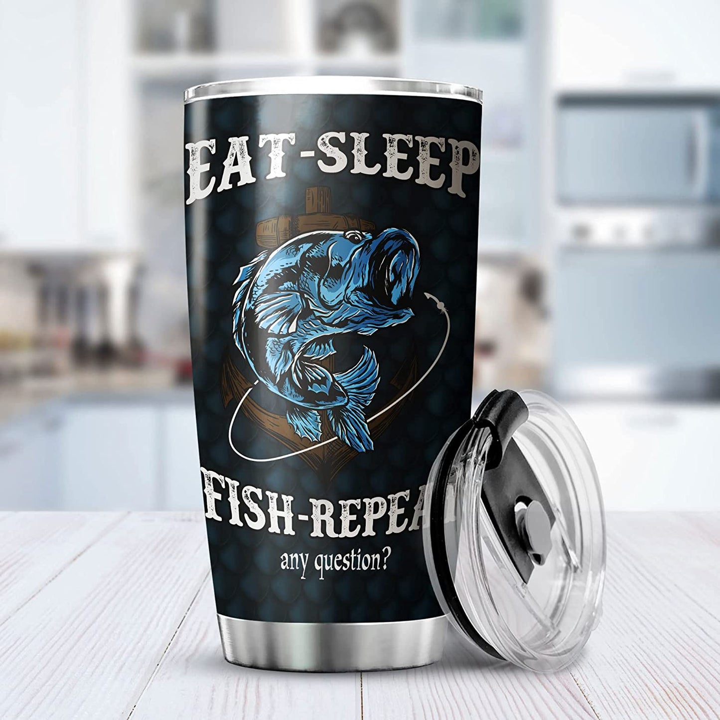 Fishing Tumbler for Men Why Do I Fish Lover Gift Stainless Steel Cups Insulated Tumblers Fisherman Gifts for Dad Daddy Funny Saying Fish Bass Outdoorsman Rodfather Mugs